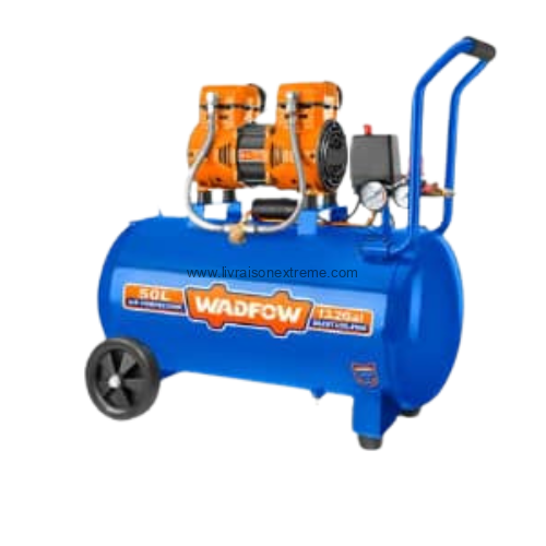 Compresseur d'Air WADFOW - 50 L / 1200 W (1,6 HP)