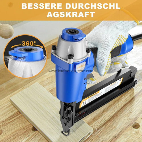 WADFOW Cloueuse / Agrafeuse Pneumatique 2 en 1 – Modèle WBN2540 (Ga18) – Image 2