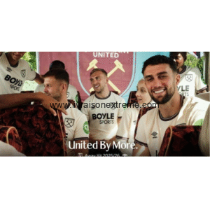 Maillot Extérieur West Ham United 2025/2026 – Umbro x BoyleSports