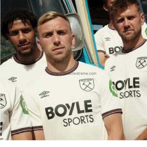 Maillot Extérieur West Ham United 2025/2026 – Umbro x BoyleSports – Image 2