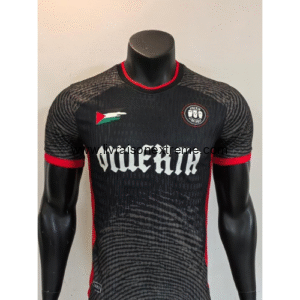 Maillot Officiel Omerta FC – Saison 2023/2024 (Noir & Rouge)