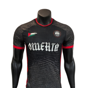 Maillot Officiel Omerta FC – Saison 2023/2024 (Noir & Rouge)