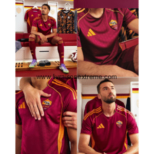 Maillot Domicile AS Roma 2024/2025 – Adidas