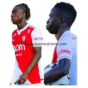 Maillot Domicile AS Monaco 2024/2025 – Mizuno-R.D. Congo – Cœur de l’Afrique