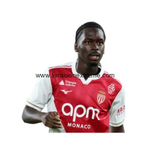 Maillot Domicile AS Monaco 2024/2025 – Mizuno-R.D. Congo – Cœur de l’Afrique