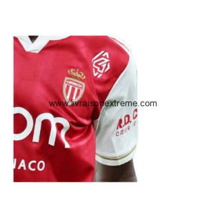 Maillot Domicile AS Monaco 2024/2025 – Mizuno-R.D. Congo – Cœur de l’Afrique