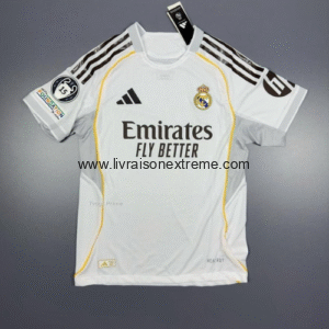 Maillot Domicile Real Madrid 2024/2025 – adidas