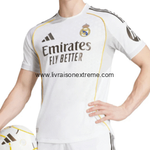 Maillot Domicile Real Madrid 2024/2025 – adidas