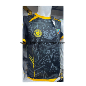 Maillot Édition Spéciale – Léopards RDC “Wakanda Style” (Noir/Jaune)