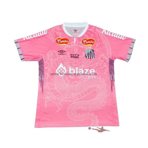 Maillot Édition Spéciale Santos FC 2025/2026 – Umbro (Rose “Dragon”)