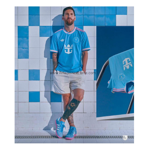 Maillot Extérieur Inter Miami CF 2025/2026 – adidasssi x adidas Originals – Édition 2025 (Pastel Blue) – Image 3