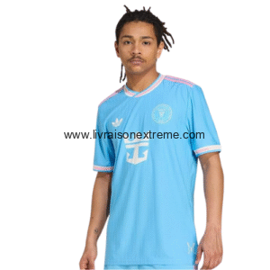 Maillot Extérieur Inter Miami CF 2025/2026 – adidasssi x adidas Originals – Édition 2025 (Pastel Blue)