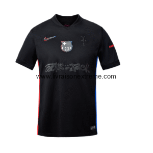 Maillot FC Barcelone 2024/25 – Édition Spéciale Travis Scott x Nike “Cactus Jack” (Extérieur)