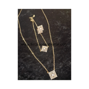 Ensemble de bijoux - design géométrique