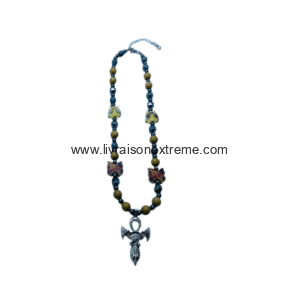 Collier perlé Totem tribal