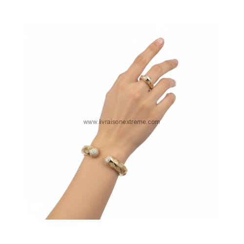 Ensemble bague et bracelet - haute brillance – Image 2