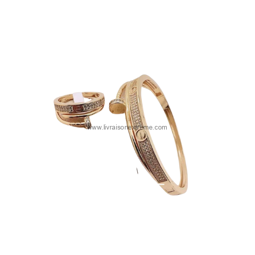 Ensemble bracelet et bague Cartier – Image 2