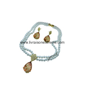 Parure en perles