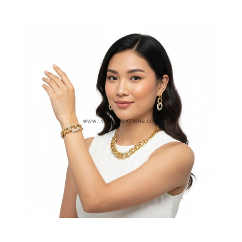 Parure de bijoux femme 3 pièces – Image 2
