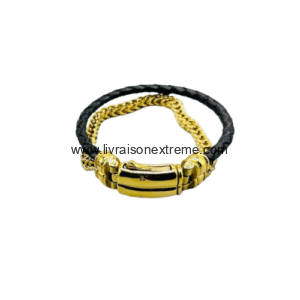 Bracelet chaîne et tressage