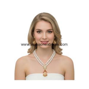Parure en perles