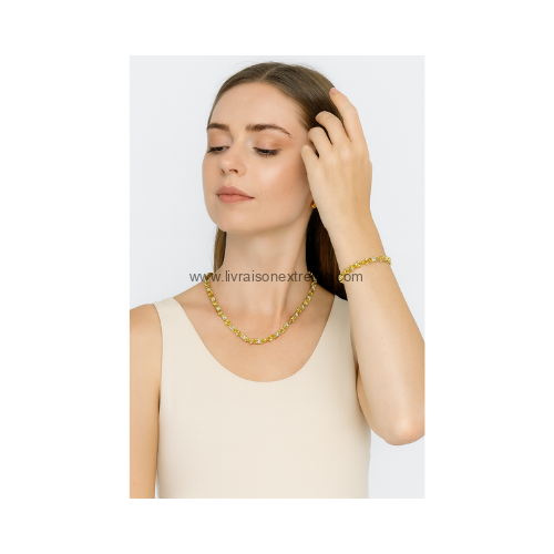 Ensemble de bijoux en maillons torsadés – Image 2