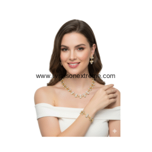 Ensemble de bijoux éclatant