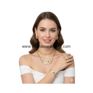 Ensemble de bijoux glamour