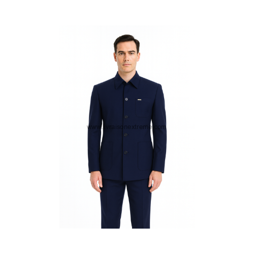 Costume style Saharien CT118 - bleu marine – Image 3