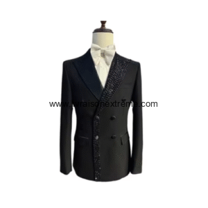 Smoking 2 pièces Black Crystal CT102