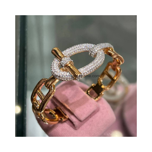 Ensemble bracelet et bague en strass – Image 3