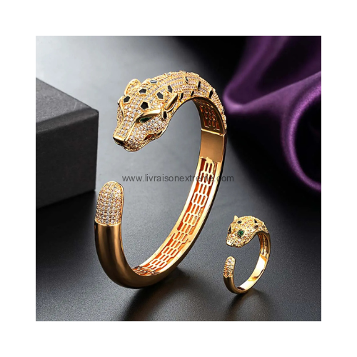 Ensemble bague et bracelet Panthère – Image 3