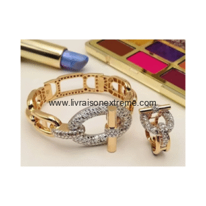 Ensemble Bracelet et bague - Link Bar