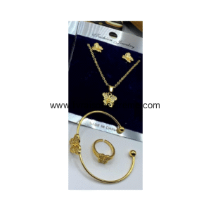 Ensemble de bijoux à motif papillon