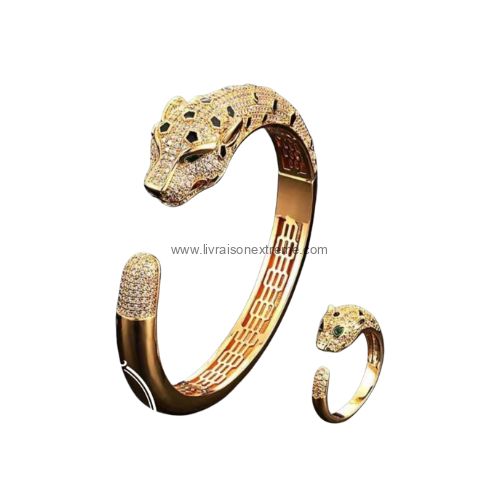 Ensemble bague et bracelet Panthère – Image 2