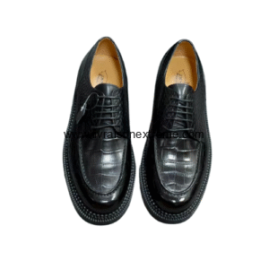 Chaussures Derbies à motif crocodile