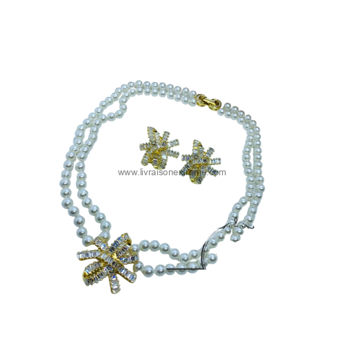 Parure en perles et étoiles baguette – Image 4