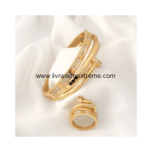 Ensemble bracelet et bague Cartier