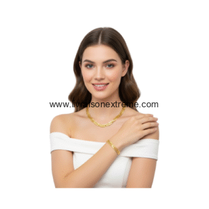 Ensemble collier et bracelet - B037