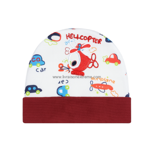 Bonnet à motif de transport pour bébé