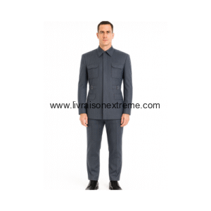 Costume Safari CT103 - bleu acier