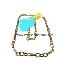 Ensemble collier et bracelet de motif clé grecque