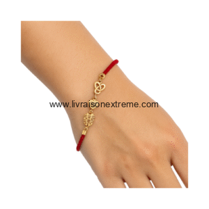 Bracelet au cordon tressé