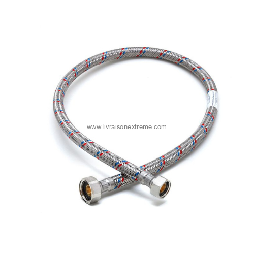 Flexible d’alimentation inox pour robinet – 45 cm / 60 cm / 90 cm