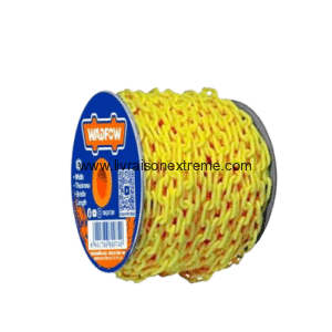 Chaîne de Signalisation en Plastique WADFOW – 8 mm x 25 m