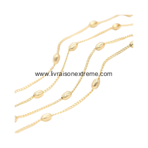 Ensemble de bijoux à perles ovales