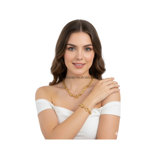 Ensemble collier et bracelet - B011 – Image 2