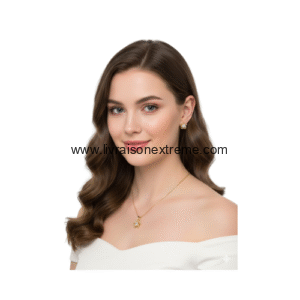 Ensemble Boucles d'oreilles et chainette