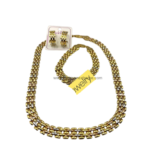 Ensemble de bijoux à 3 maillons