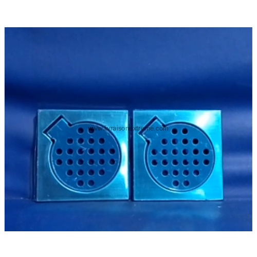 Grille d’évacuation de sol inox bleutée – Floor Drain universel – Image 2